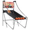 vidaXL basketball arkademaskin med 4 baller for 2 spillere