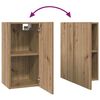 vidaXL TV-benksett 3 pcs artisan eik 60 x 30 x 30 cm Konstruert tre