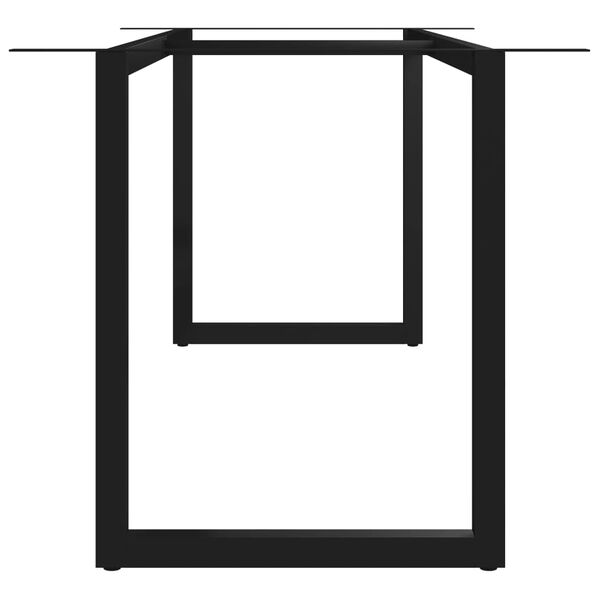 vidaXL Spisebordben O-ramme 200x80x72 cm