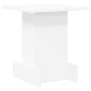 vidaXL Avlastningsbord Hvit 35,5 x 35 x 40 cm Konstruert tre