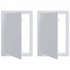 vidaXL Tilkomstpaneler 2 stk. Hvit 15 x 23 cm ABS-plast