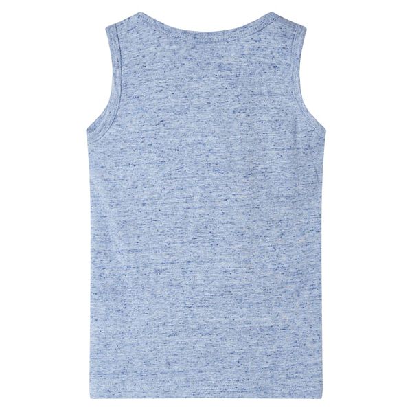 Singlet for barn bl&aring; melert 116
