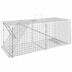 vidaXL Dyrefelle 64,5x25x26,5 cm galvanisert jern