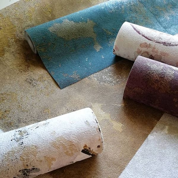 Zero Veggtapet Plastered Wall gr&oslash;nn