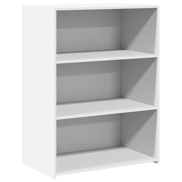 vidaXL Skjenk hvit 70x41x93 cm konstruert tre