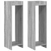 vidaXL Planteholder 2 stk. Gr&aring; Sonoma 30 x 30 x 100 cm Konstruert tre