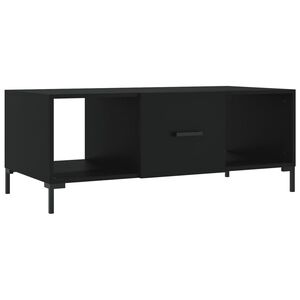 vidaXL Salongbord svart 102x50x40 cm konstruert tre