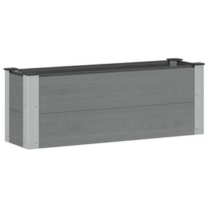 vidaXL H&oslash;ybed Gr&aring; 100 x 30 36 cm