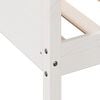 vidaXL Dagseng uten madrass hvit 80x200 cm heltre furu