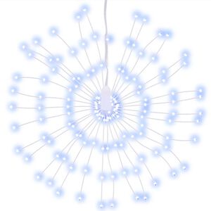 vidaXL Julestjernelys 140 LED kaldhvit 17 cm