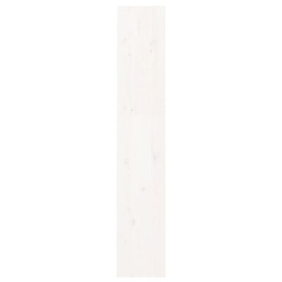 vidaXL Bokhylle/romdeler hvit 60x30x167,5 cm heltre furu