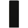 vidaXL Hengende veggskap svart 69,5x32,5x90 cm