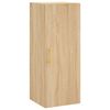 vidaXL Highboard sonoma eik 34,5x34x180 cm konstruert tre