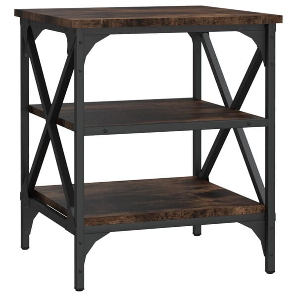 vidaXL Sidebord r&oslash;kt eik 40x42x50 cm konstruert tre