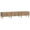 vidaXL TV-skap 147 x 34,5 x 30 cm Artisan eik Konstruert tre