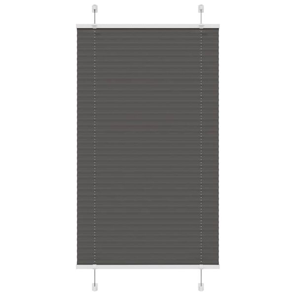 vidaXL pliss&eacute;gardin sort 70x150 cm Stoff Bredde 69,4 cm Polyester