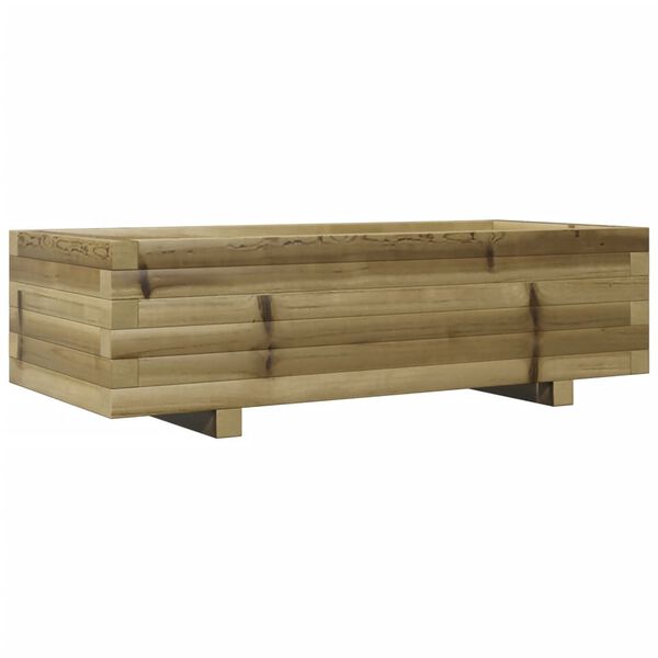 vidaXL Plantekasse 90x40x26,5 cm impregnert furu
