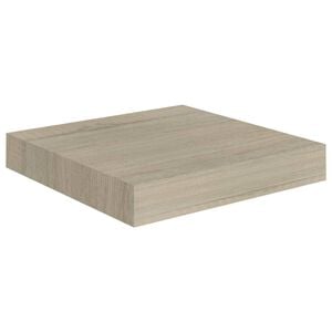 vidaXL Flytende vegghylle eik 23x23,5x3,8 cm MDF