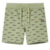 vidaXL Barneshorts med snor lysekaki 128