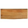 vidaXL Bordplate med naturlig kant 80x20x2,5 cm heltre mango