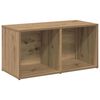 vidaXL TV-benksett 2 pcs Artisan Eik 72 x 35 x 36,5 cm Konstruert tre