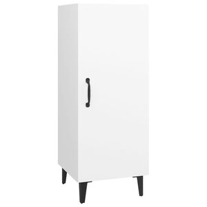 vidaXL Skjenk hvit 34,5x34x90 cm konstruert tre