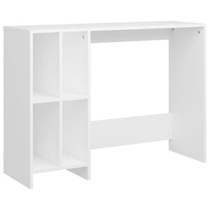 vidaXL Laptopbord hvit 102,5x35x75 cm konstruert trer