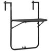 vidaXL Hengende balkongbord brun 60x64x83,5 cm plast rottingutseende