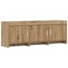 vidaXL TV-skap 130 x 33 x 47 cm Artisan eik Konstruert tre