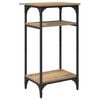 vidaXL Sidetabell Artisan Eik 40 x 30 x 75 cm Konstruert tre