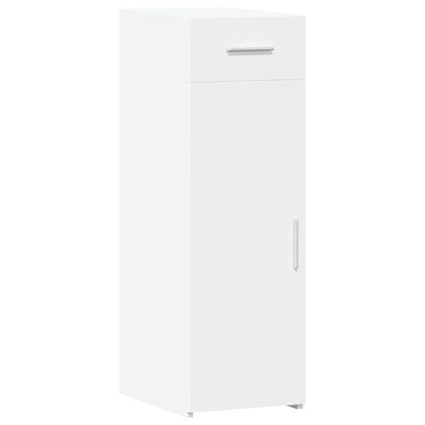 vidaXL Skjenk hvit 30x42,5x93 cm konstruert tre