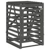 vidaXL S&oslash;ppeldunkskur gr&aring; 84x90x128,5 cm heltre furu