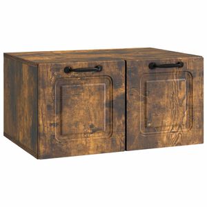 vidaXL Vegghengt TV skap R&oslash;kt Eik 59,5 x 41 x 30 cm Konstruert tre