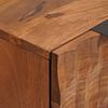 vidaXL Serviesskap Acacia Brun Finish 60 x 33 x 75 cm Massiv mango tre