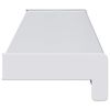 vidaXL Vinduskarmer Hvit 60 x 10 x 4,5 cm PVC