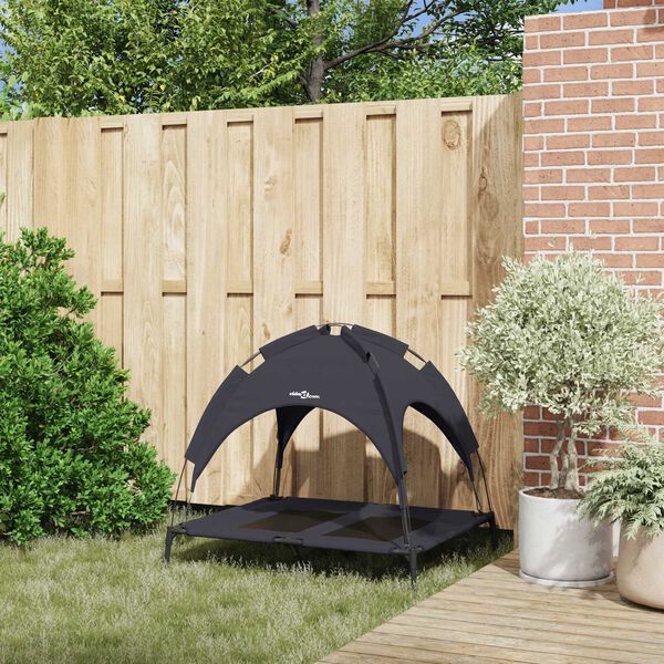 vidaXL Hundeseng Svart 92 x 77 x 82,5 cm Stål