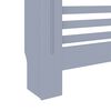 vidaXL Radiatordeksel antrasitt 152x19x81,5 cm MDF
