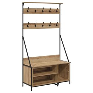 vidaXL Klesstativ Artisan Eik 100 x 41 x 184 cm Konstruert tre