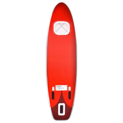 vidaXL Oppblåsbart padlebrettsett rød 330x76x10 cm