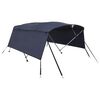 vidaXL B&aring;tkalesje 4-buet med sidevegger 243x(230-244)x137 cm