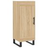 vidaXL Highboard sonoma eik 34,5x34x180 cm konstruert tre