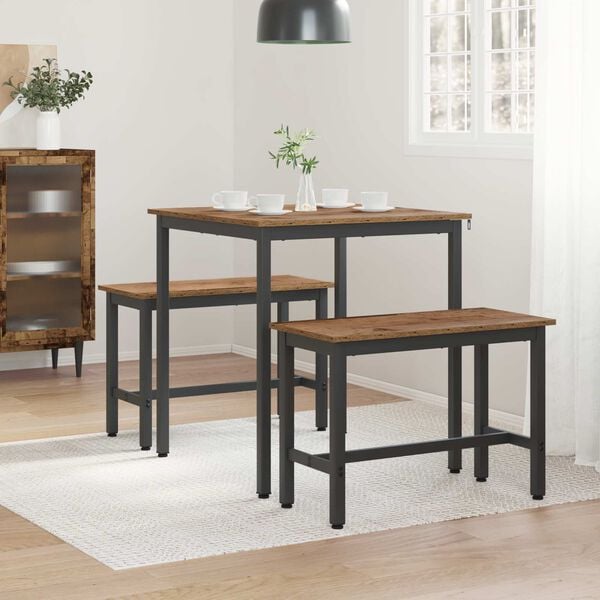 vidaXL Spisebord METALL