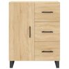 vidaXL Highboard sonoma eik 69,5x34x180 cm konstruert tre