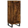 vidaXL Highboard røkt eik 34,5x34x180 cm konstruert tre