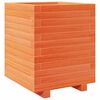 vidaXL Plantekasse voksbrun 40x40x49,5 cm heltre furu