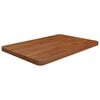 vidaXL Benkeplate til bad m&oslash;rkebrun 60x40x2,5 cm behandlet heltre