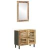 vidaXL Baderomsskapsett 2 stk. Naturlig 62 x 33 x 58 cm