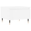 vidaXL Salongbord hvit 50x46x35 cm konstruert tre