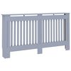 vidaXL Radiatordeksel antrasitt 152x19x81,5 cm MDF