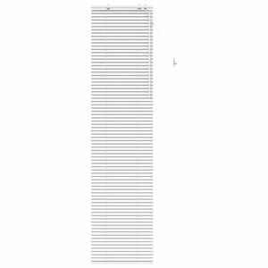 vidaXL Venetiansk persienne Hvit 60 x 250 cm 35 mm